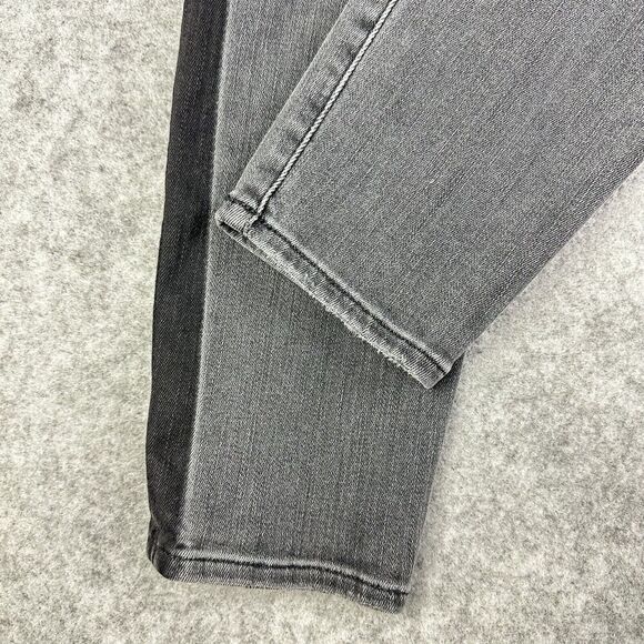 FRAME Denim Le High Skinny Jeans Womens 27 Gray Black Two Tone Side Stripe Slim* - Picture 7 of 13